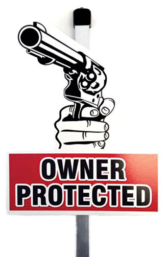Owner Protected Sign Owner Protected Sign