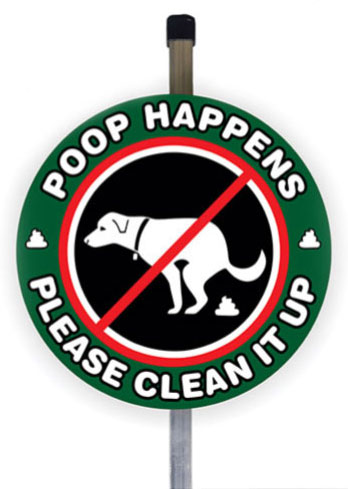 Poop Happens Sign